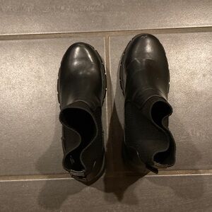 Soda Black Heeled Boots